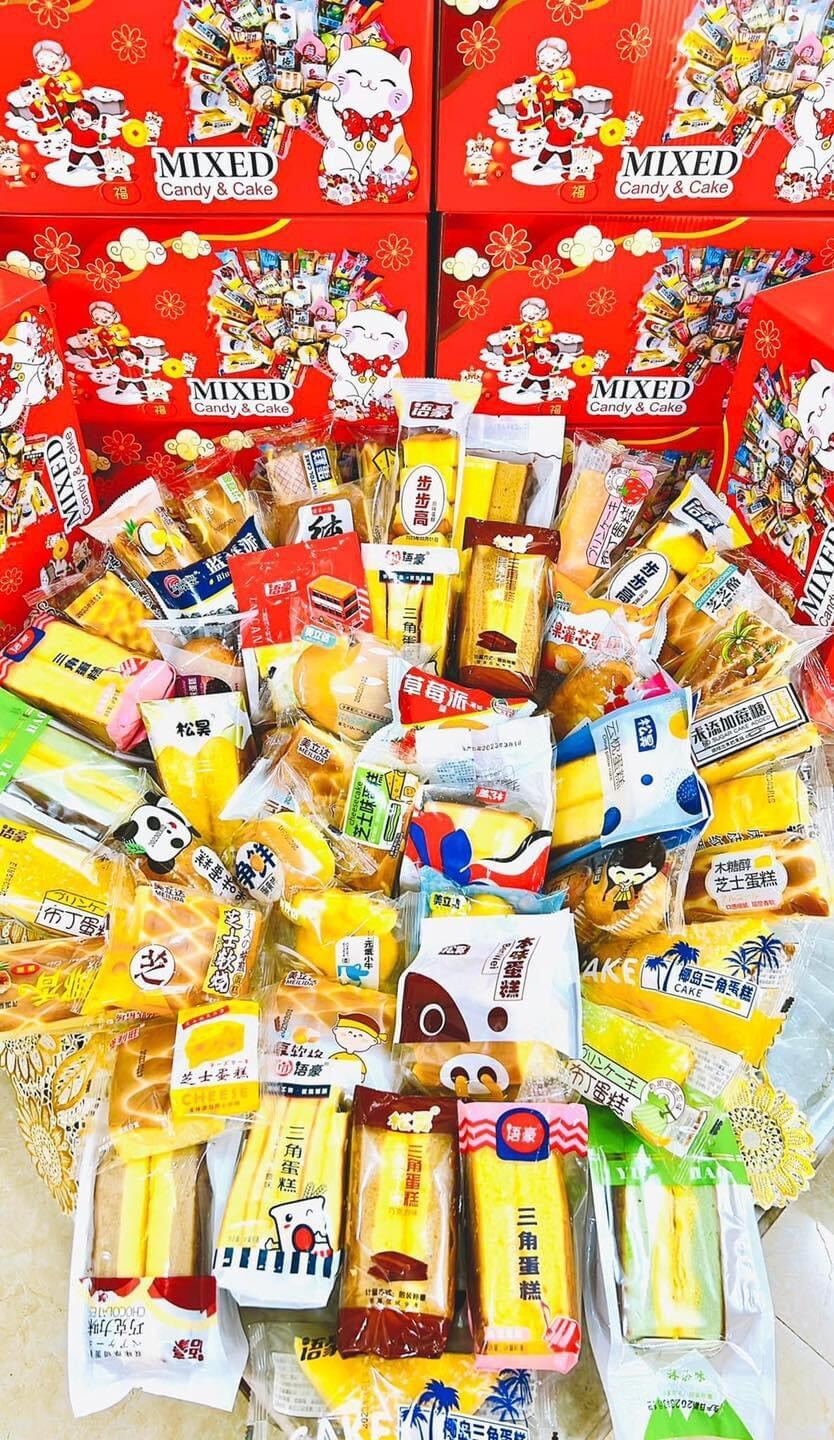 [Date mới]  1Kg Bánh Mix Đài Loan đủ vị