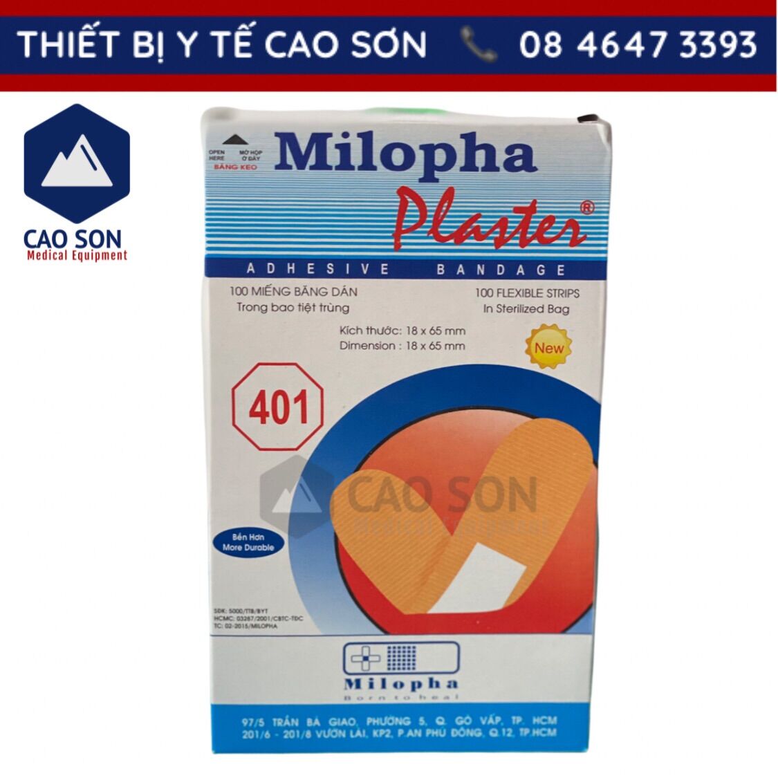 Băng keo cá nhân milopha