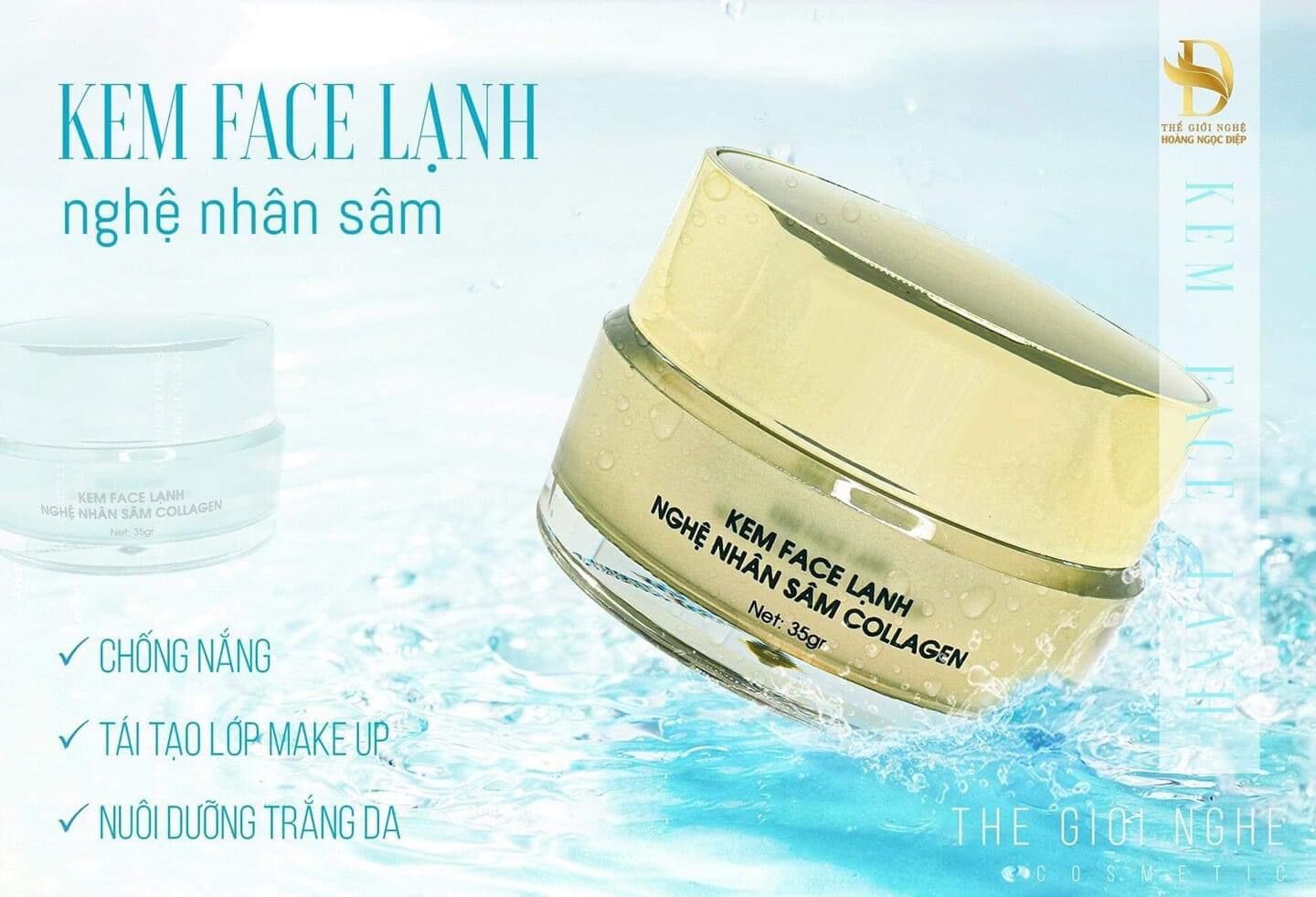 [THẾ GIỚI NGHỆ] Kem FACE LẠNH Nghệ Nhân Sâm Colagen