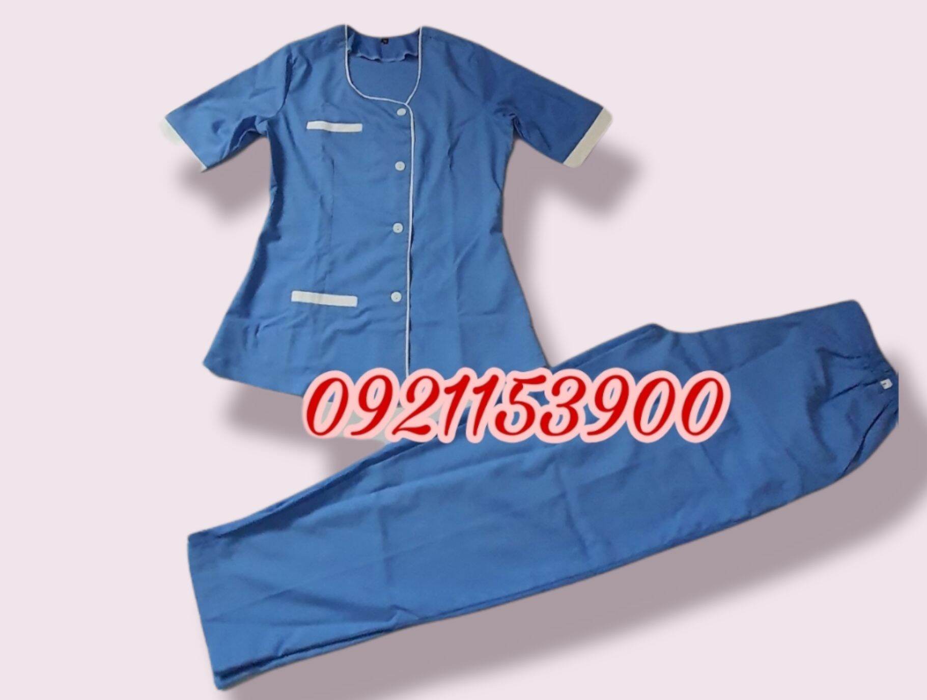 ĐỒNG PHỤC SPA màu tím, xanh nhạt và xanh blua