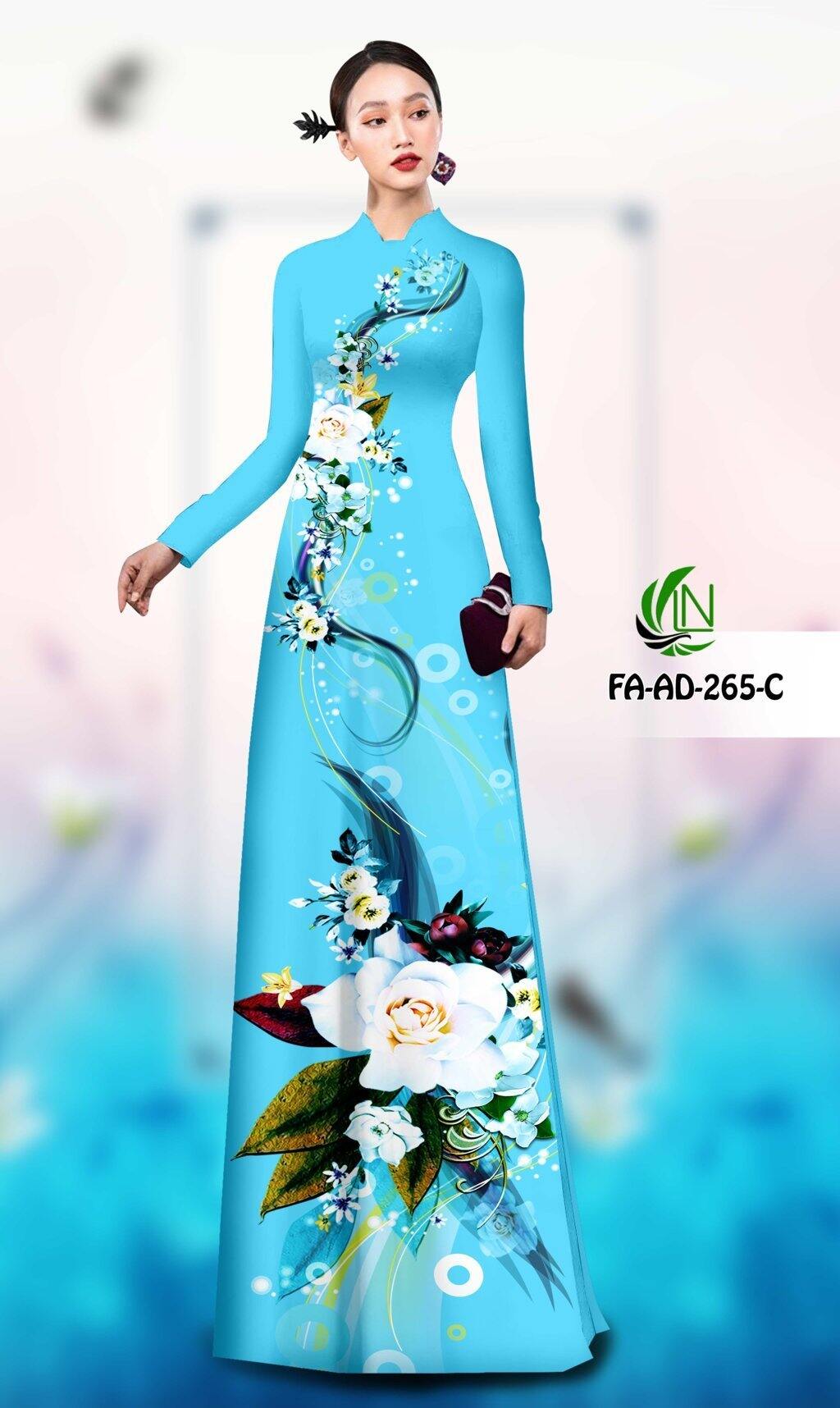 VẢI ÁO DÀI 3D BỘ /VẢI KHÔNG MAY