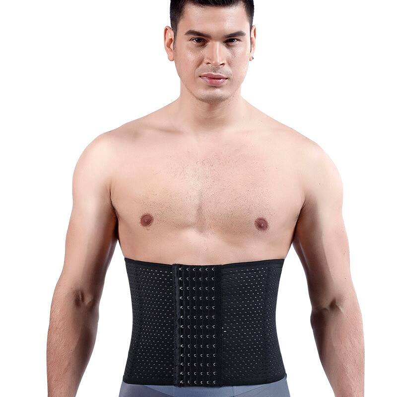 Nam giảm béo tập toàn thân eo huấn luyện áo bụng bụng bụng điều khiển nén định hình cho tập thể hình