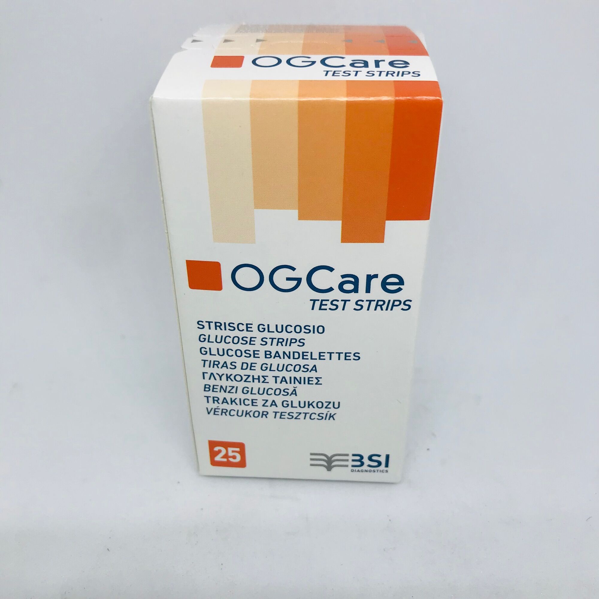 QUE THỬ ĐƯỜNG HUYẾT OGCARE 25 que