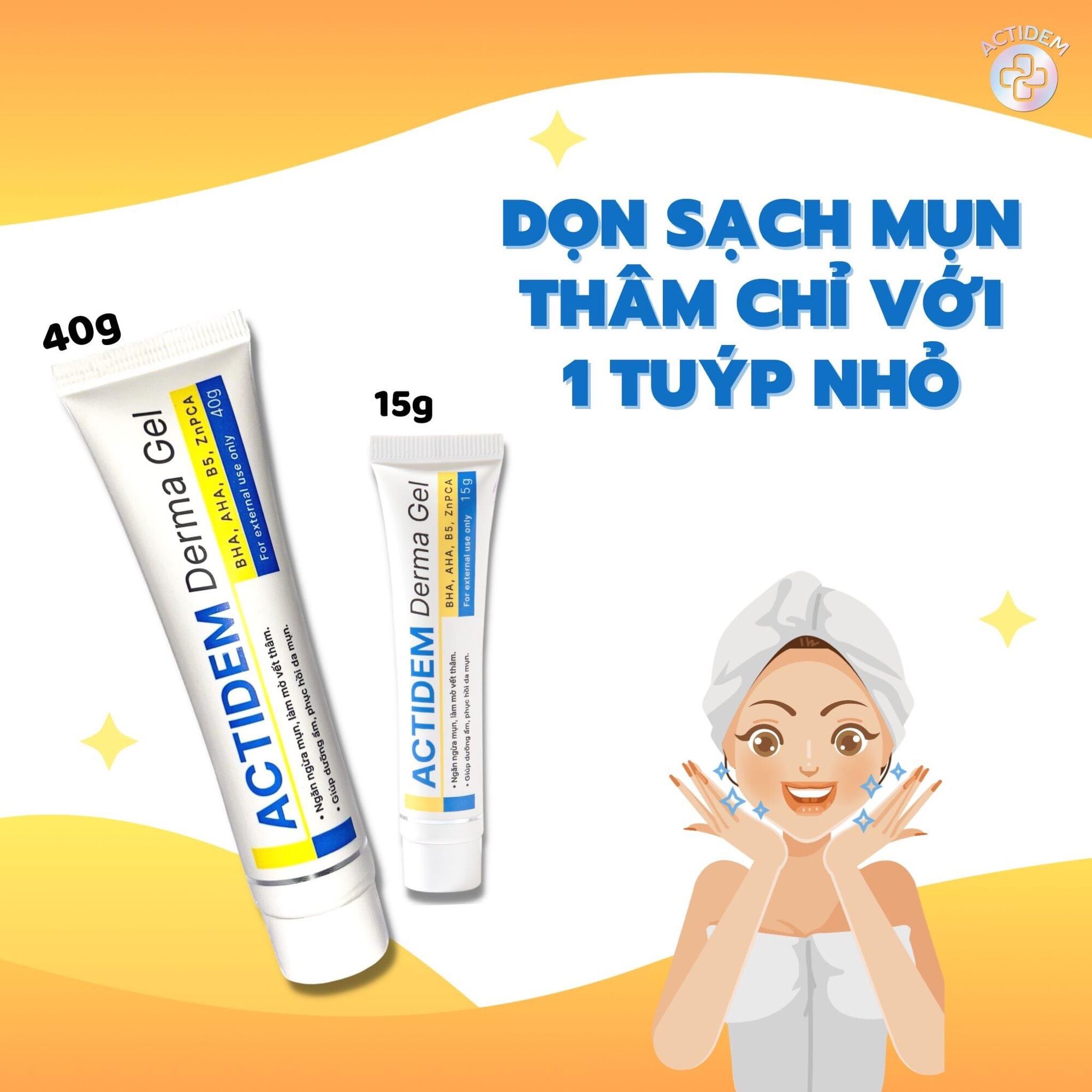 [ CHÍNH HÃNG ] TUÝT ACTIDEM DERMA 18g