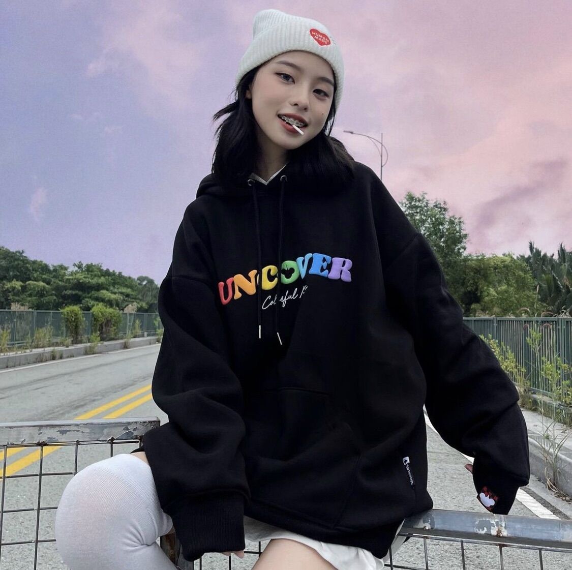Áo Khoác Hoodie UNCOVER Basic V2 Full Tag Vải