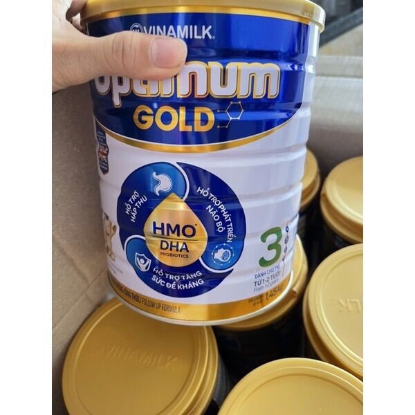 Sữa bột Optimum gold 3 1.45kg  Mẫu Mới HMO