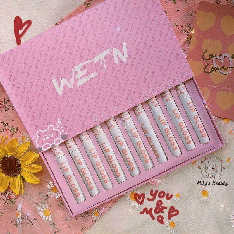 SET 10 CÂY SON WETN LIP GLOSS