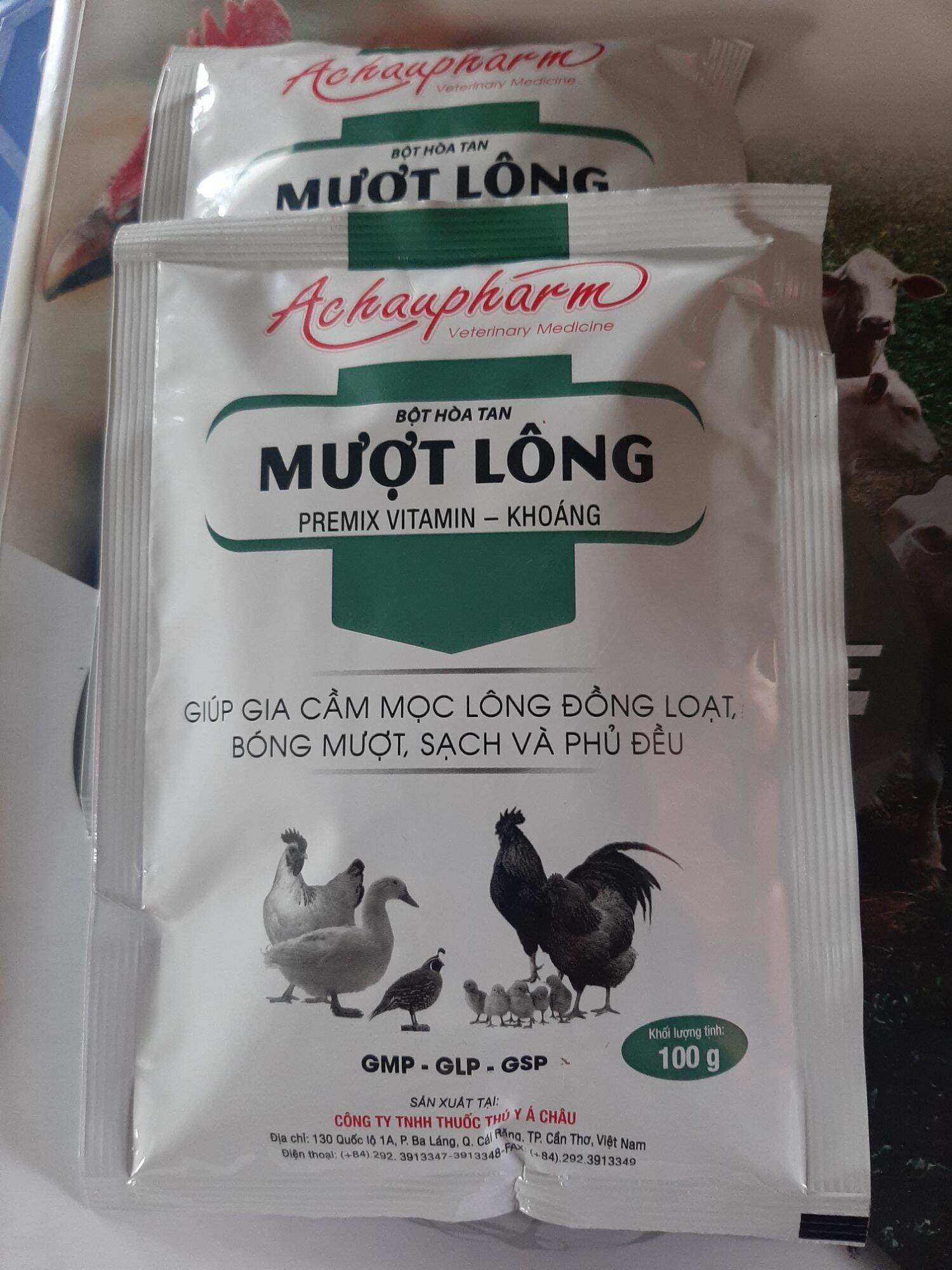 Mượt lông premix vitamin - khoáng giúp gia cầm mọc lông - bóng mượt - chống cắn mổ lông