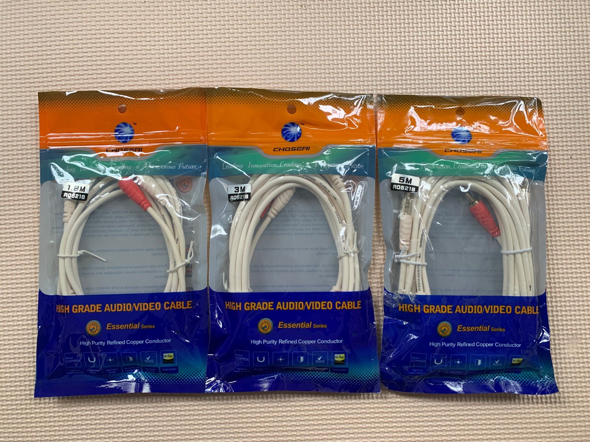 Dây tín hiệu av ra 3.5 JSJ dài 1,8m, 5m