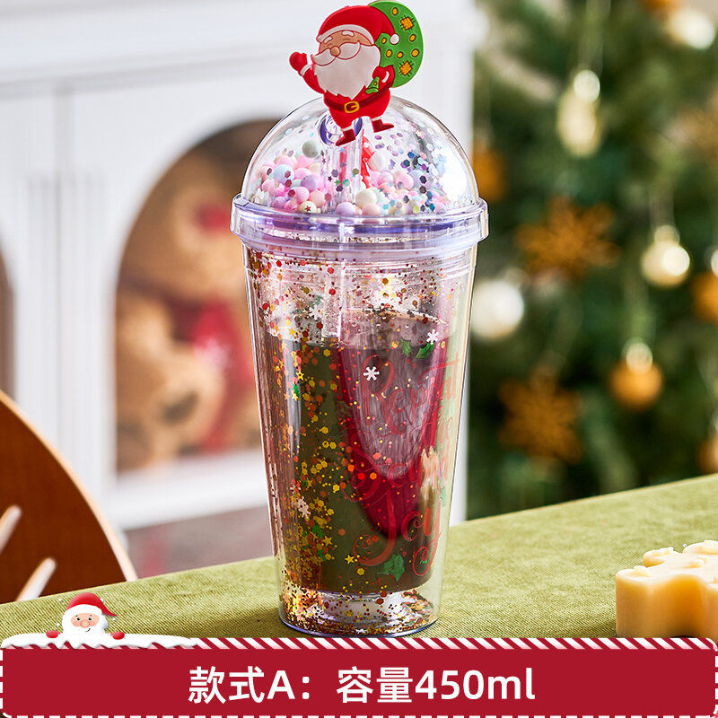 Cốc Gốm Đánh Dấu 3D Hoạt Hình Đáng Yêu Gấu Nhỏ Giáng Sinh Cốc Ăn Sáng Cốc Cà Phê Quà Tặng Nữ Đồ Trang Trí Giáng Sinh