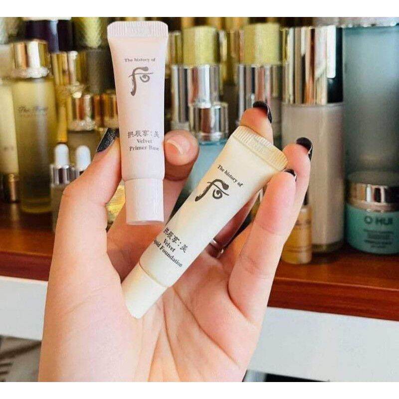 Set kem lót + kem nền makeup mini whoo