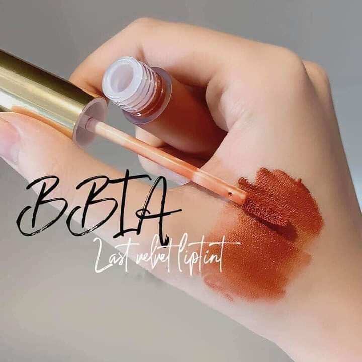 Son kem lì Bibia 12 ( Cam Cháy). Tặng kèm tẩy tế bào chết môi