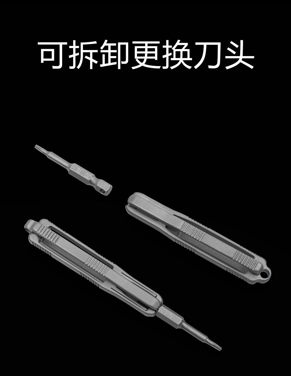 Tua vít titanium edc đa năng cực đẹp