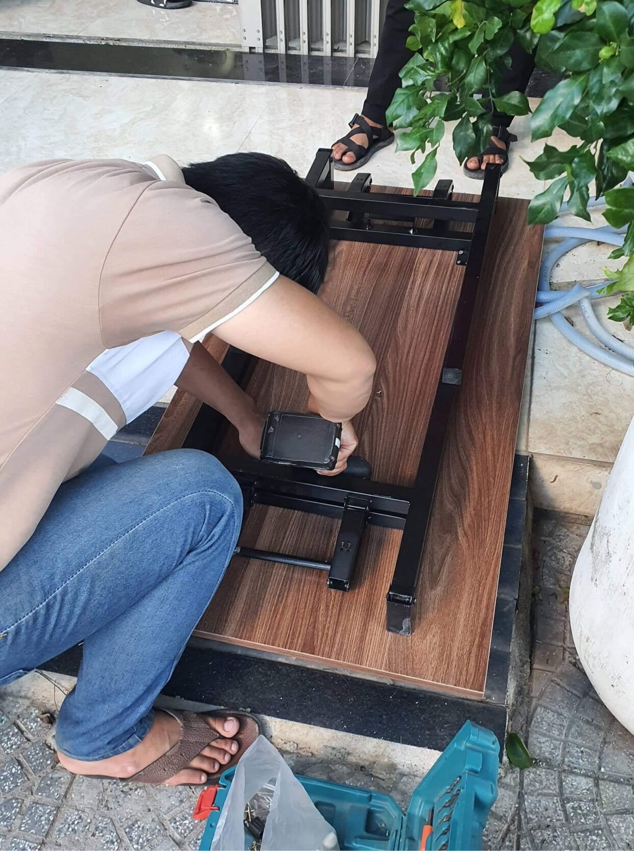 BÀN LÀM VIỆC CHỮ K LOẠI 1 (120*60)