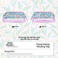 KOKUYO | Bao Bút Đa Năng Mở Rộng Lớn Trong Suốt Có Ô Kính