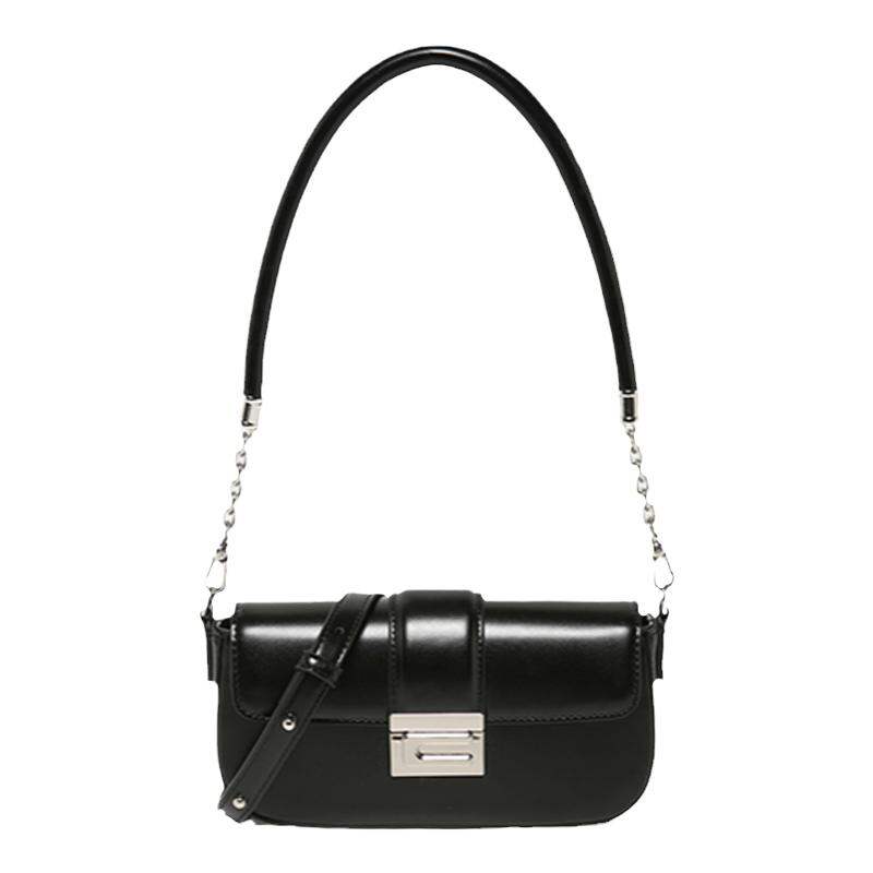 SUYUM Black Minimalist Women's Crossbody Bag Underarm Single Shoulder Bag Versatile Small Square Bag Fashionable PU Leather Giá  827,000 Đồng*Miễn phí vận chuyển