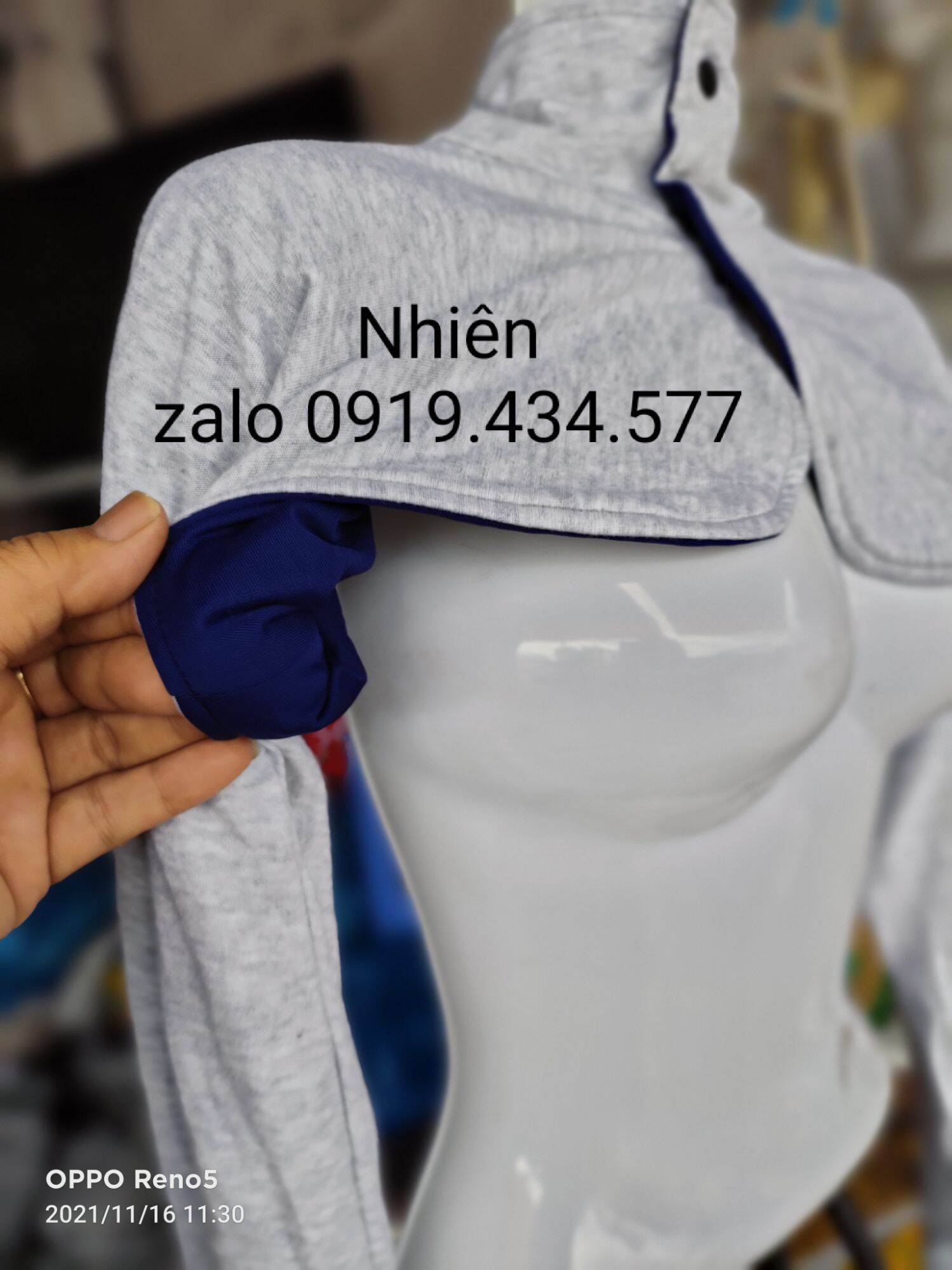 tay áo ủ kem 2 lớp mặc được 2 bề