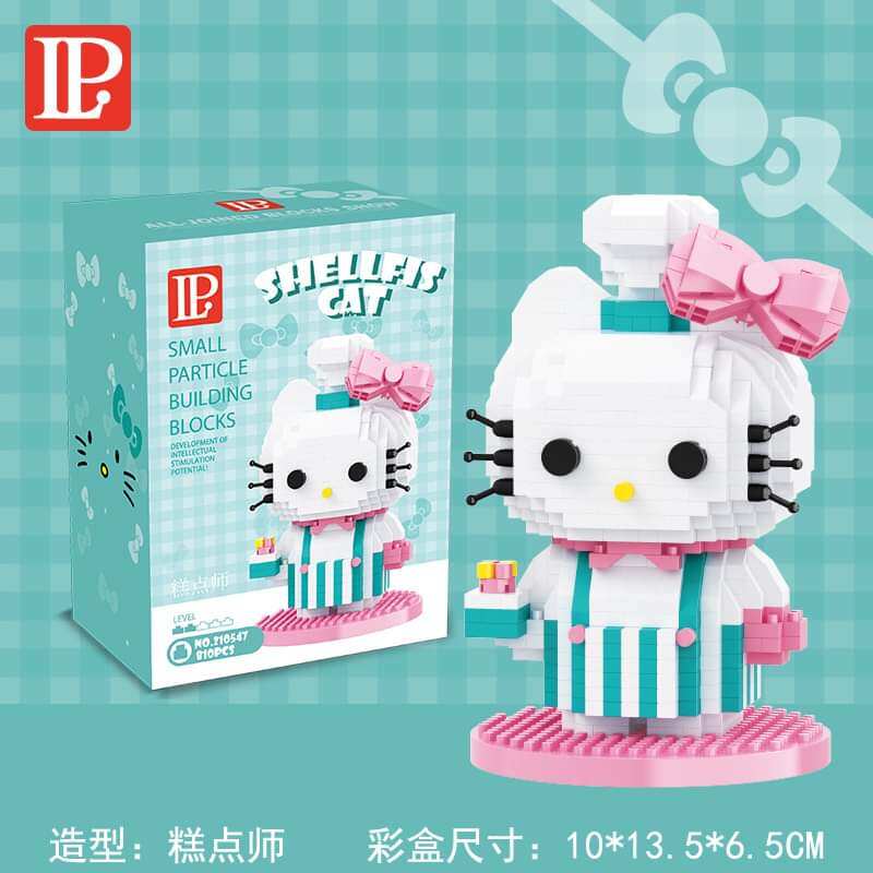🌸ĐỒ CHƠI LẮP RÁP LEGO 3D HELLO KITTY MẪU MỚI