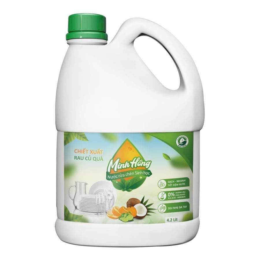 Nước rửa chén bát sinh học 4,2 lít