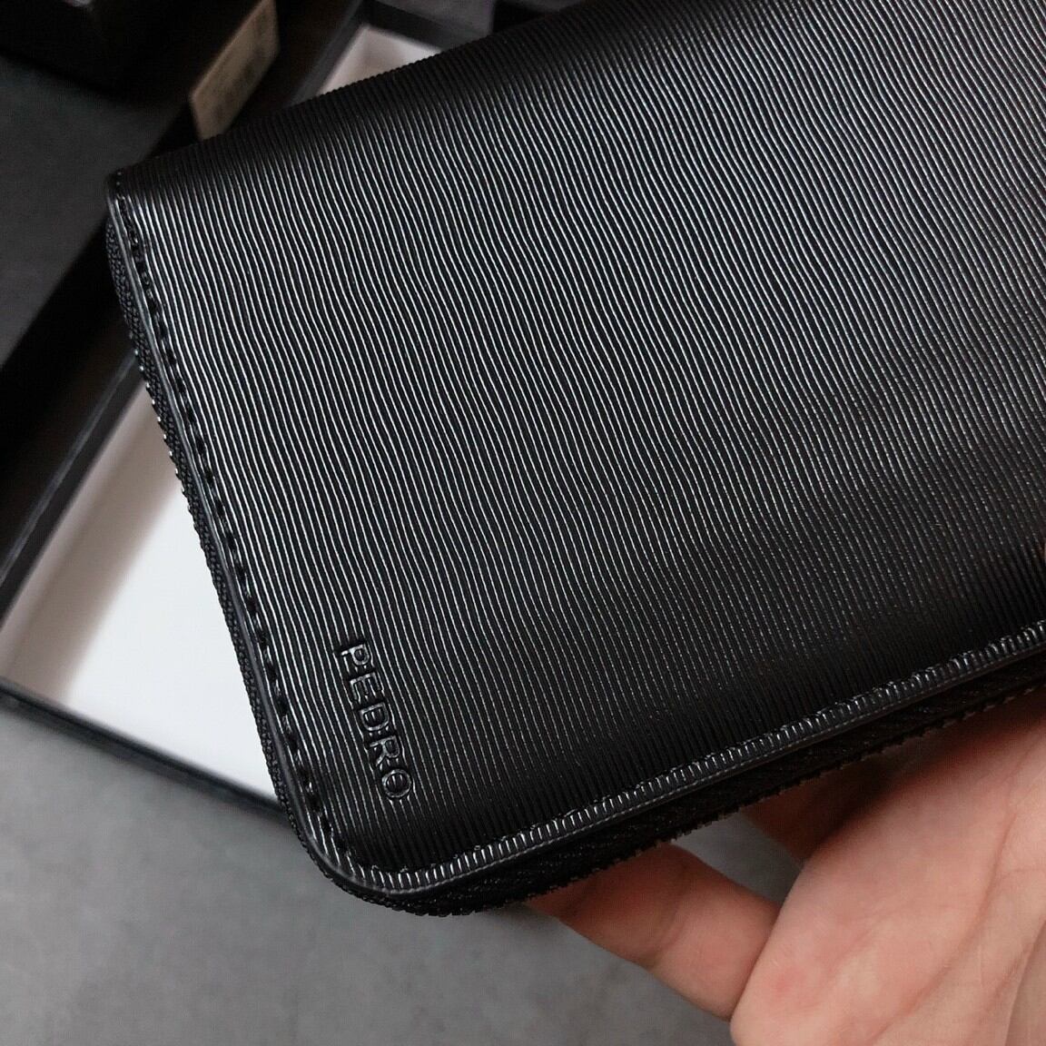 *hàng xuất* ví pedro dài cầm tay unisex