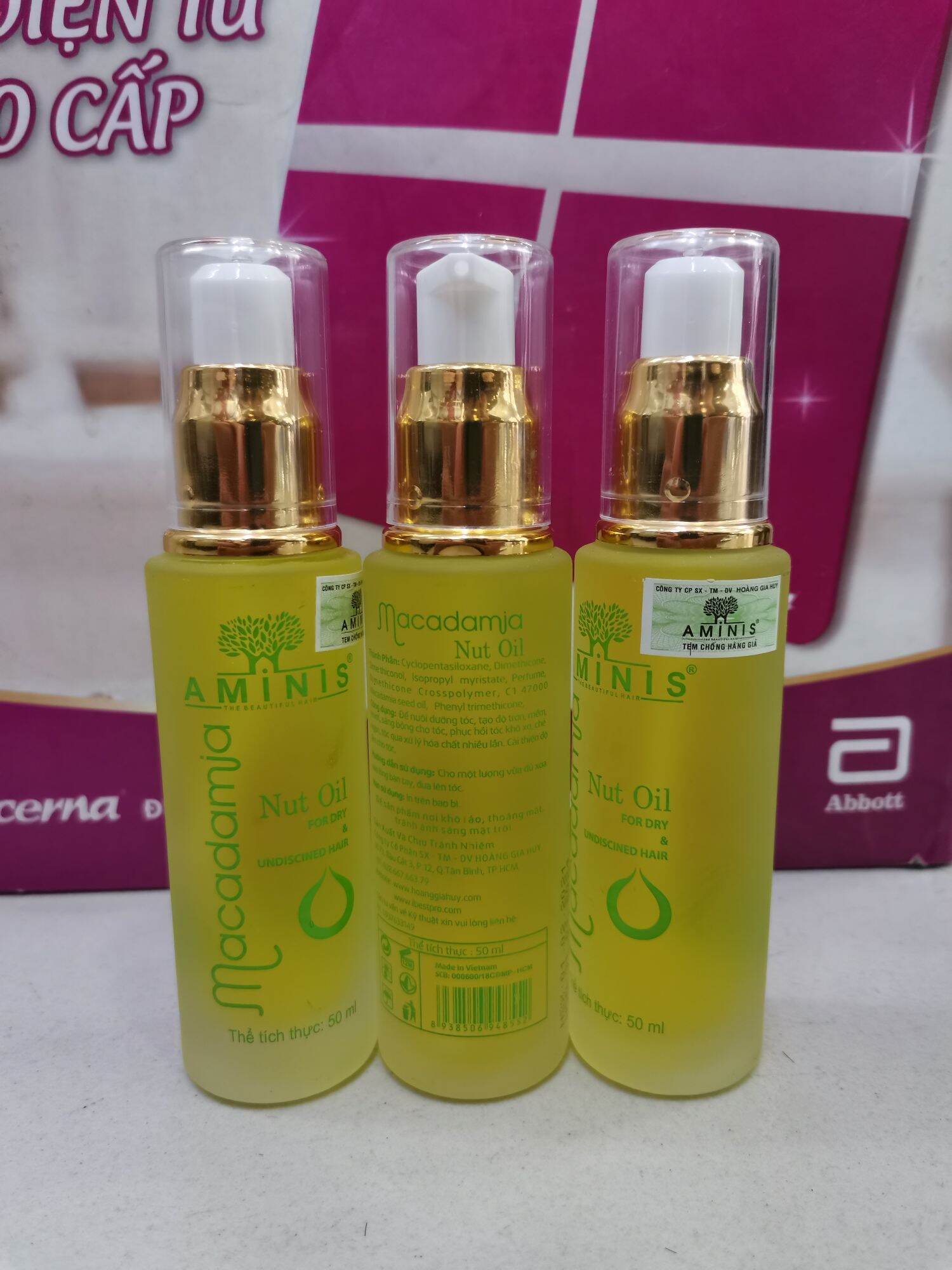 [HCM]Tinh dầu dưỡng tóc Serum dưỡng tóc tinh dầu bóng Aminis