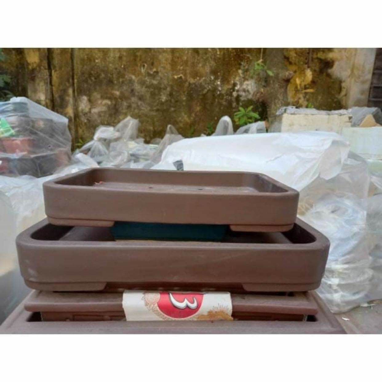 khay tiểu cảnh bonsai bộ 2 chiếc