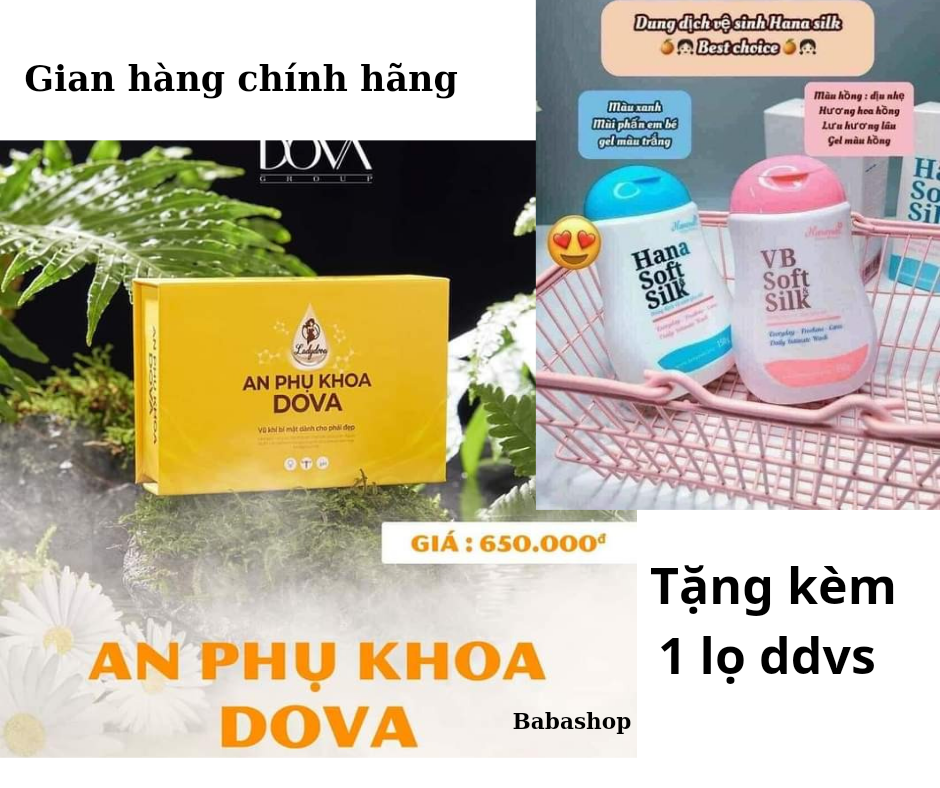 Tặng ddvs Hana An Phu Khoa dova hàng chuẩn