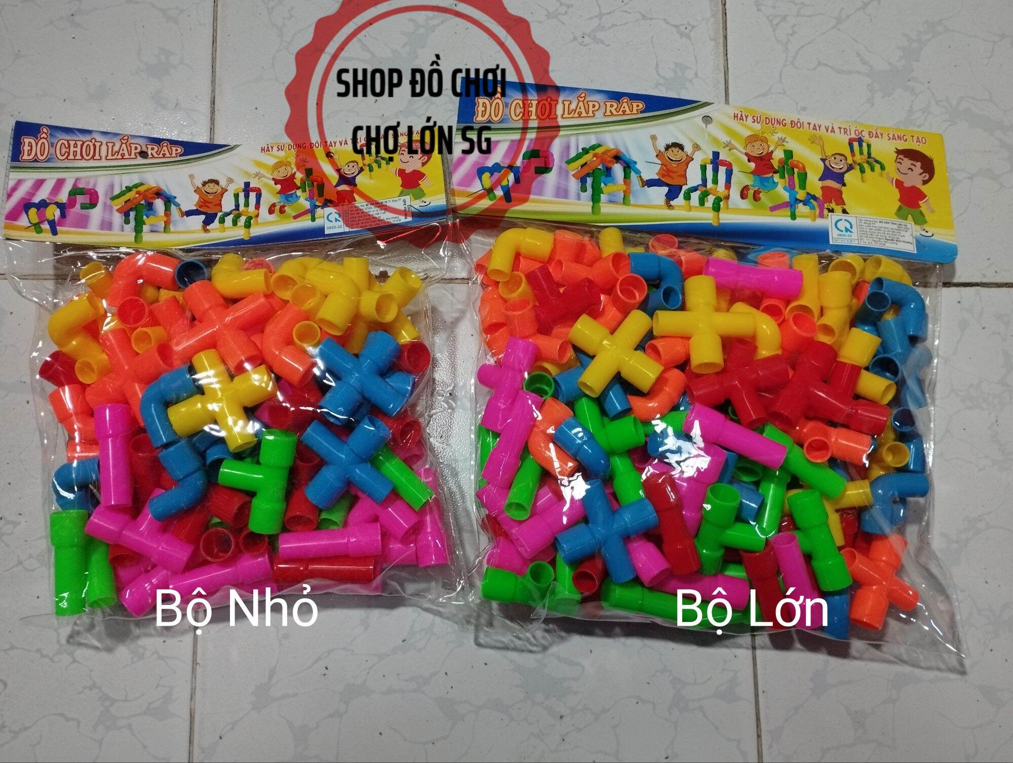 Túi đồ chơi rắp mô hình ống nước