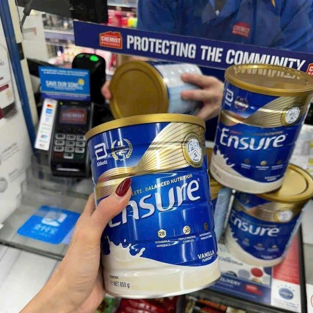 ( date 1/2026) Ensure Úc mẫu mới 850g Giá tốt