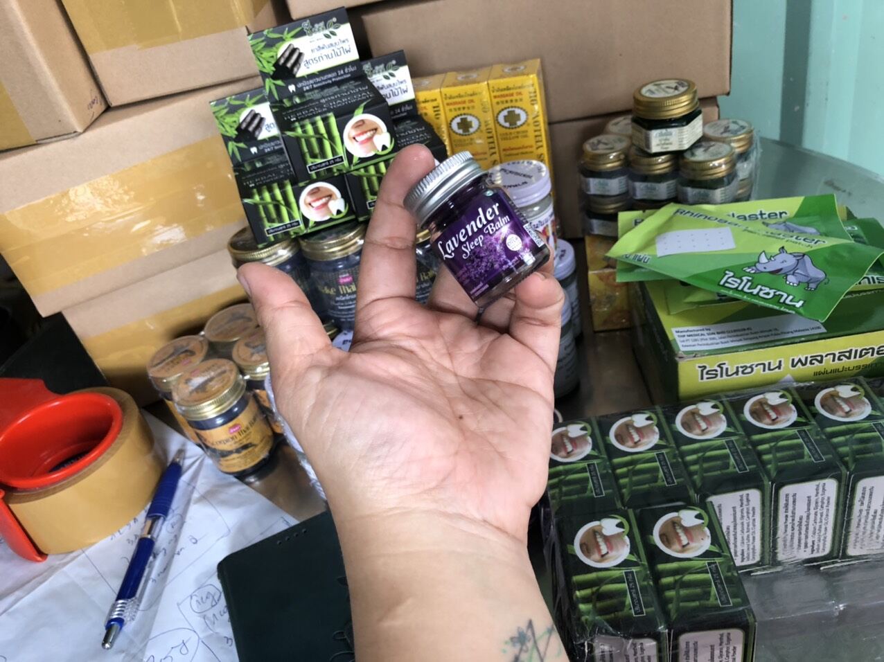 Dầu cù là ngủ ngon lavender sleep balm thái lan 15g