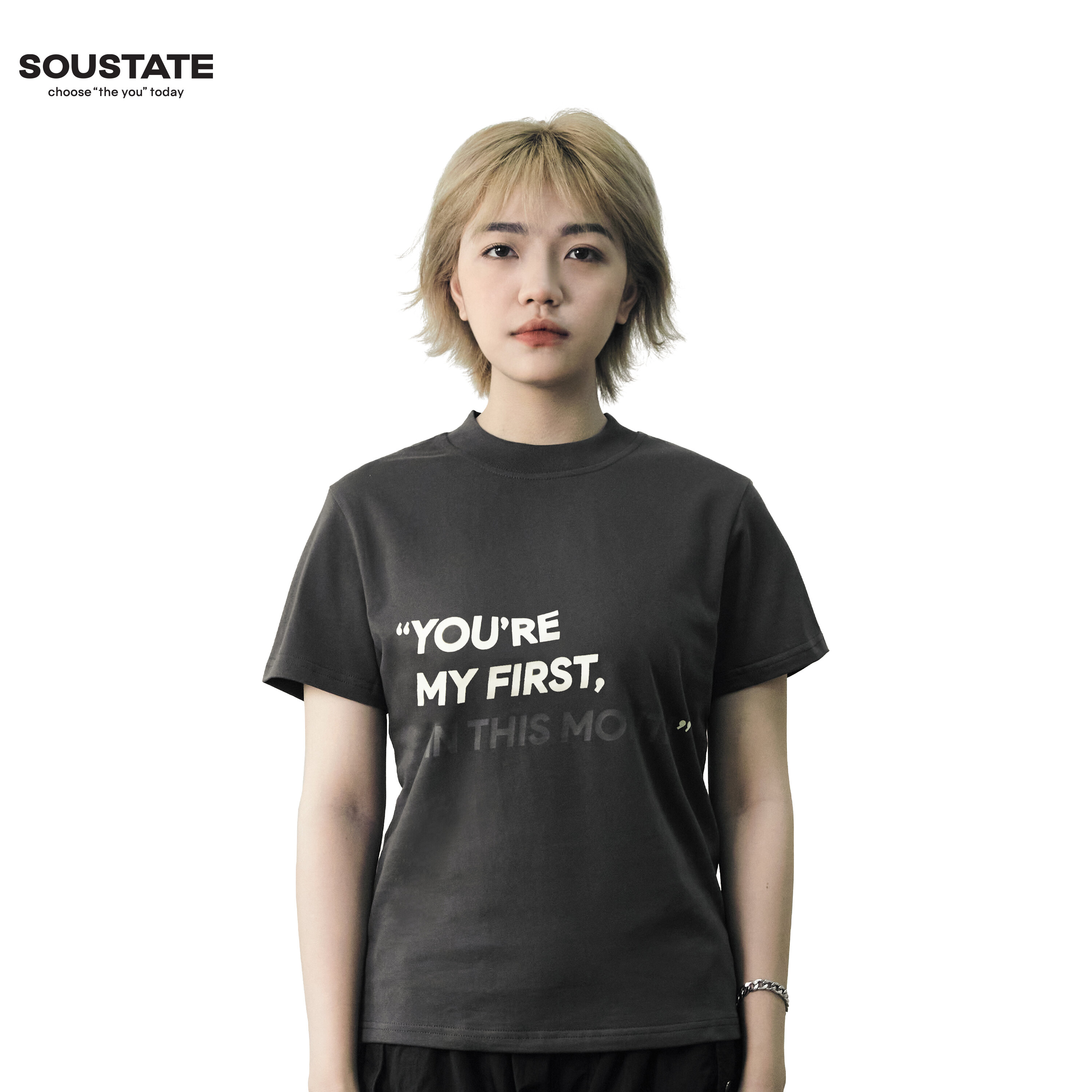Áo thun classic fit soustate "you are my first..."