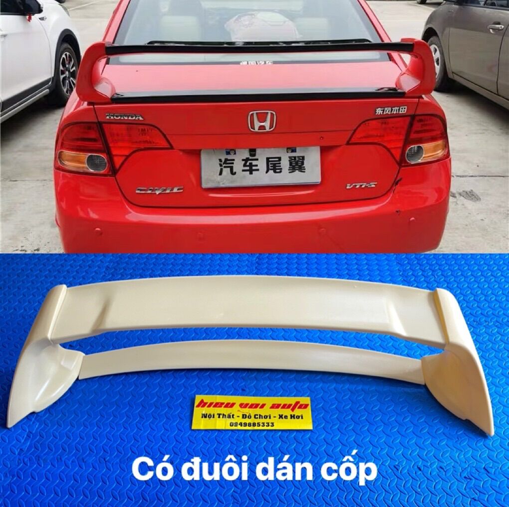 Đuôi gió thể thao các dòng xe sedan