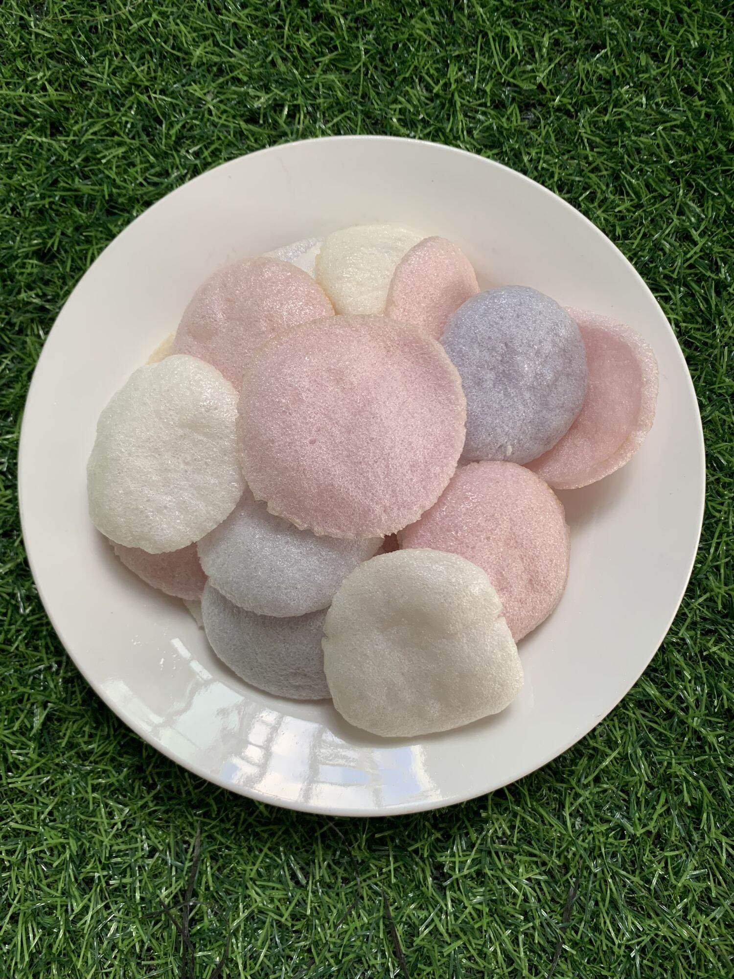 Bánh Phồng Hạt Sen Hoa Đậu Biếc 200G