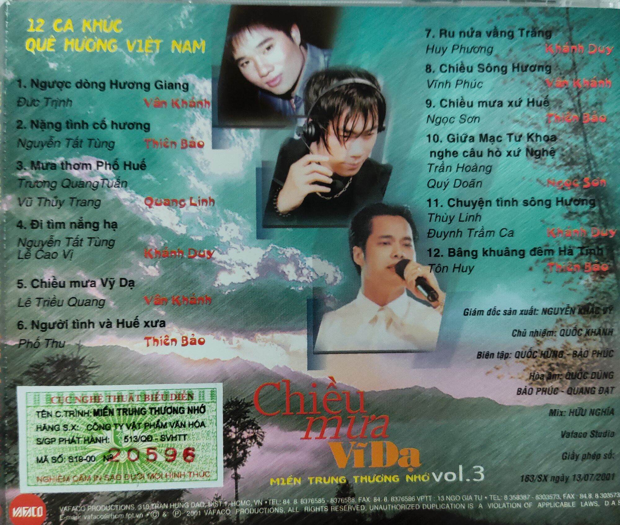 CD Chiều Mưa Vĩ Dạ - Miền Trung Thương Nhớ 3