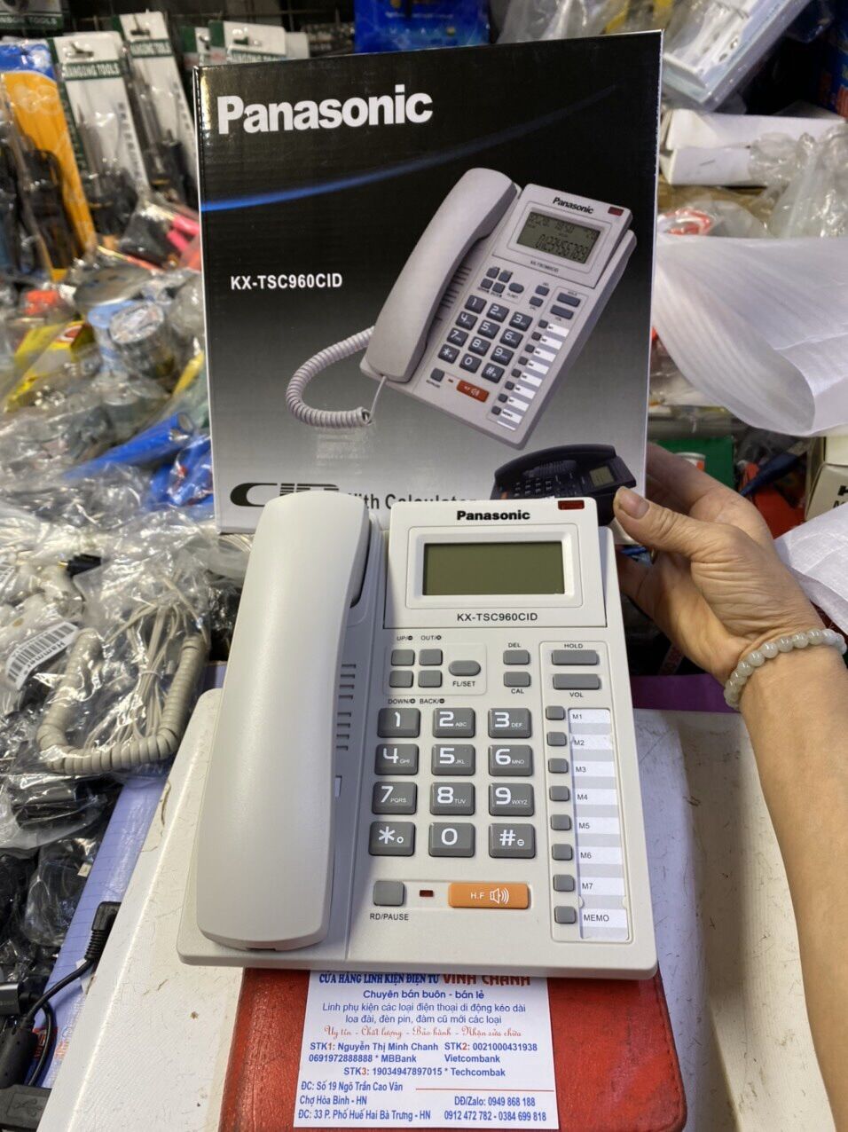 Điện thoại bàn Ppanasonic KX-TSC960cid