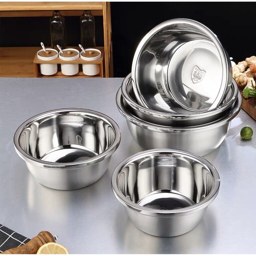 Tô trộn bột inox ( Âu trộn bột ) 28cm