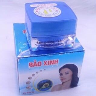 Kem Bảo Xinh ( Xanh Dương) Trắng Da Chống Nắng Hủ 10G