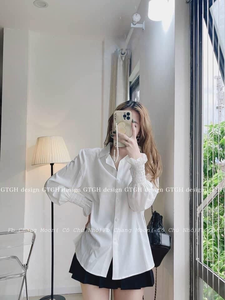 Áo Sơ Mi Nữ tay bồng