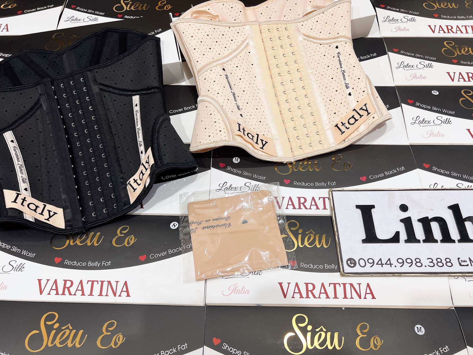 Mua 1 latex varatina tặng kèm 1 áo đệm - đai gen nịt bụng, siết eo, giảm mỡ lưng .