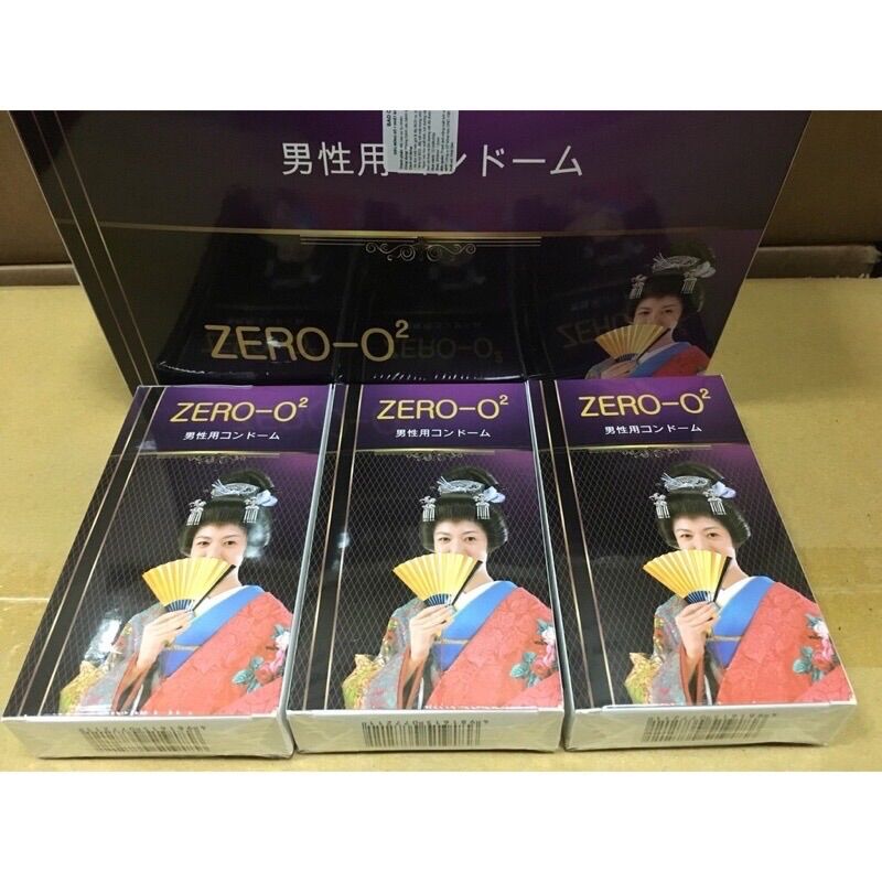 Bao Cao Su ZERO-O2 Nhập Khẩu Nhật Bản Hộp 12 chiếc