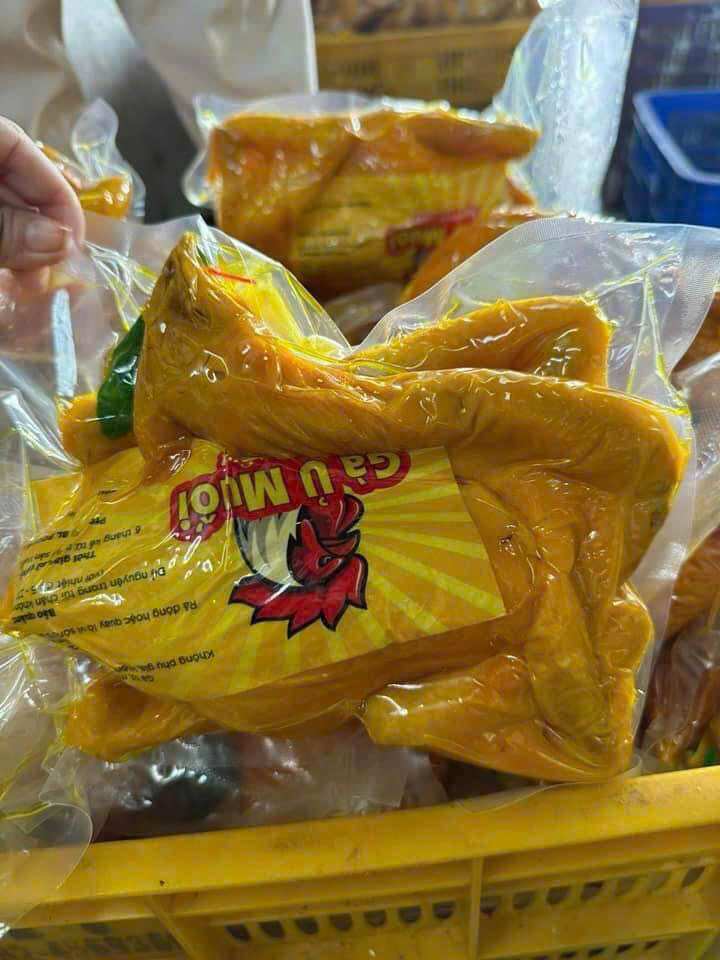 Gà ta ủ muối hoa tiêu nguyên con