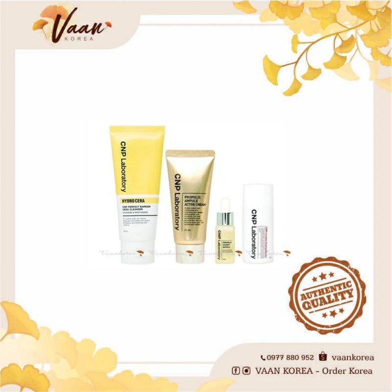 Set 4 món dưỡng da CNP Laboratory Travel Kit