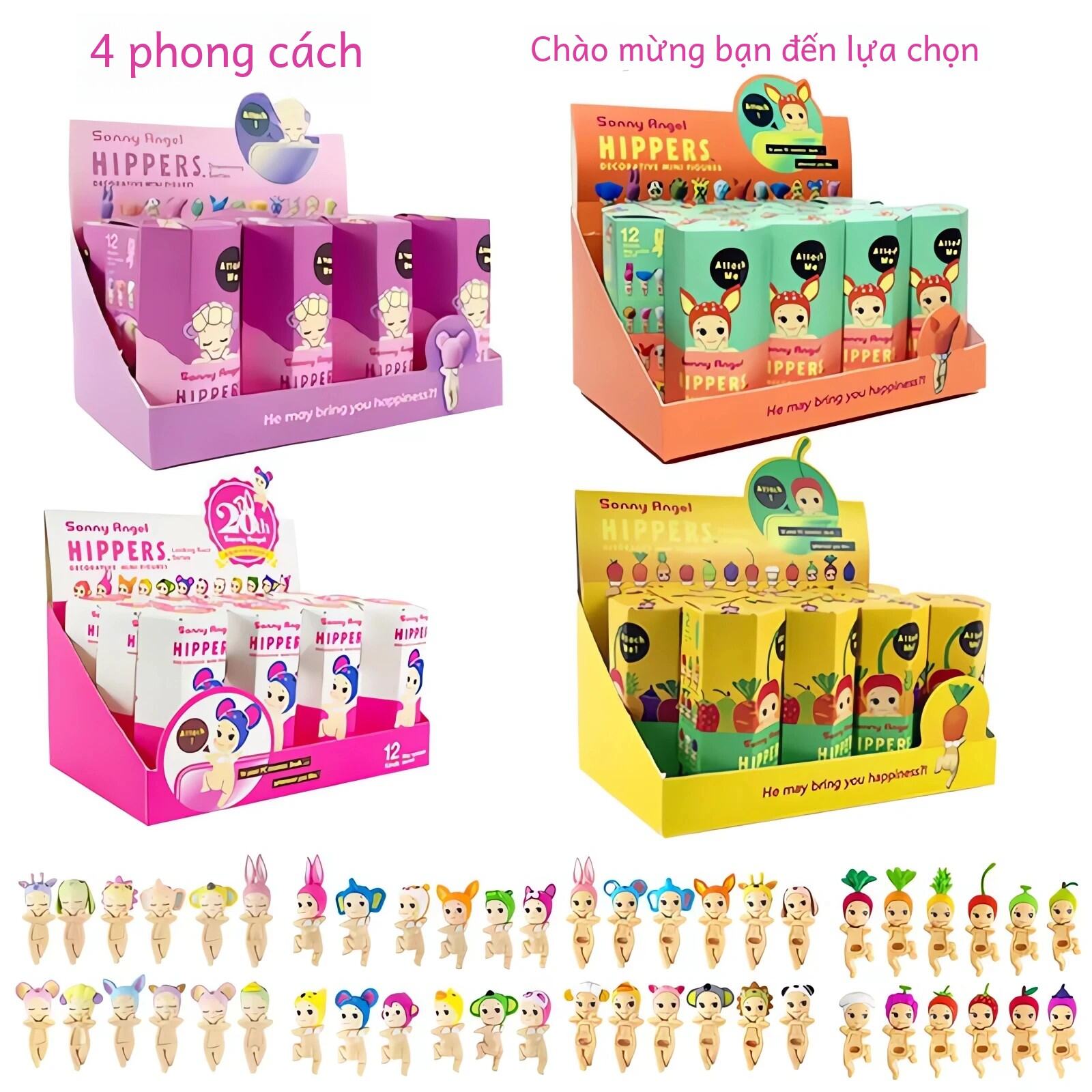 Sonny Thiên Thần Sao Mộc Hippers PVC Hình Mơ Series Kewpie Búp Bê Tập Thể Mù Hộp Unisex Đồ Chơi Người Lớn 10Cm Phiên Bản Giới Hạn