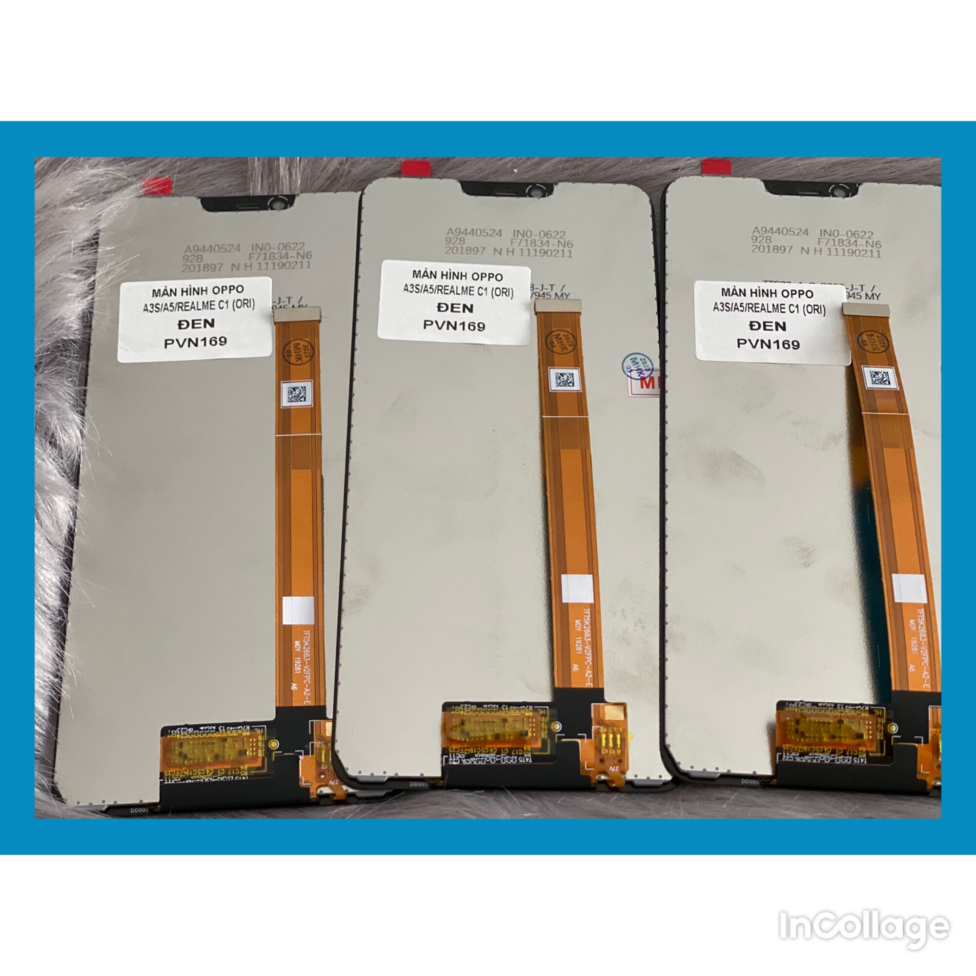 Màn hình oppo A3s /A5 /realme C1 zin new