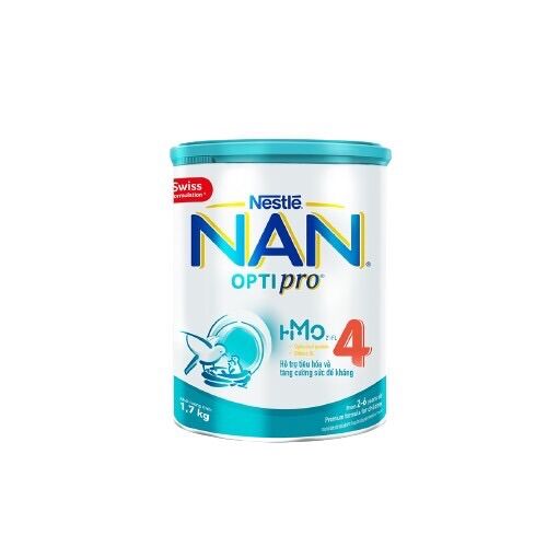 Date mới-Sữa bột Nan Optipro 4 1,7kg/mẫu mới 1,6kg