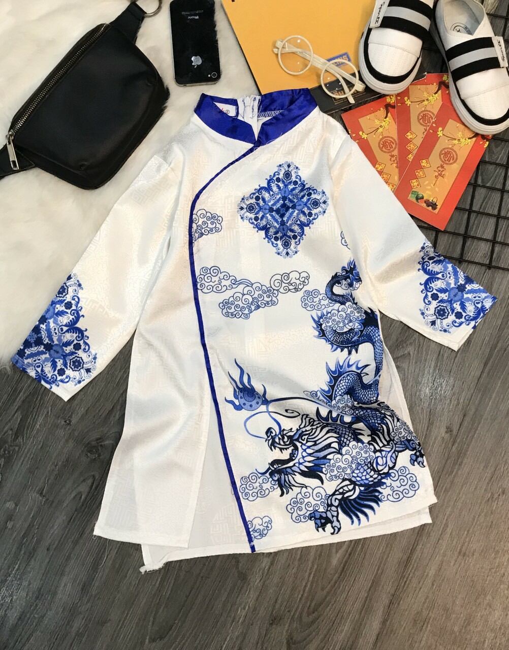 áo dài gấm thương hải