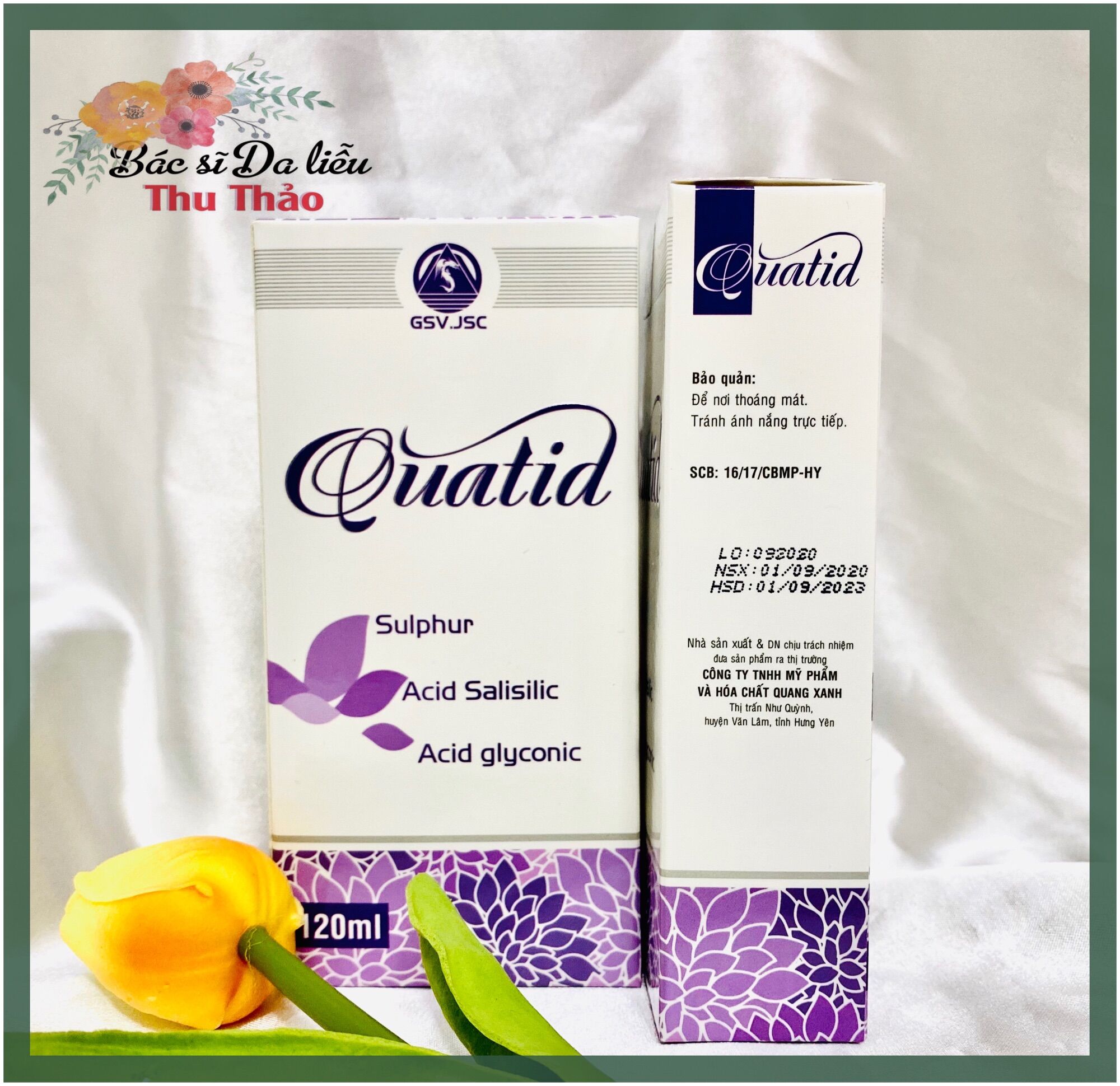 [120mL] SỮA RỬA MẶT QUATID PHÙ HỢP DA DẦU MỤN