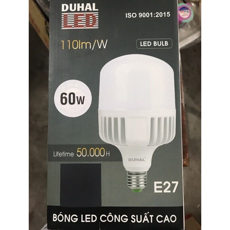Bóng đèn Led trụ nhôm Duhal 80w cao cấp