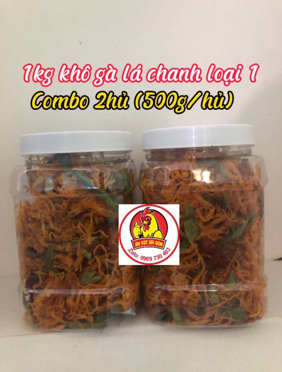 1kg khô gà lá chanh thượng hạn