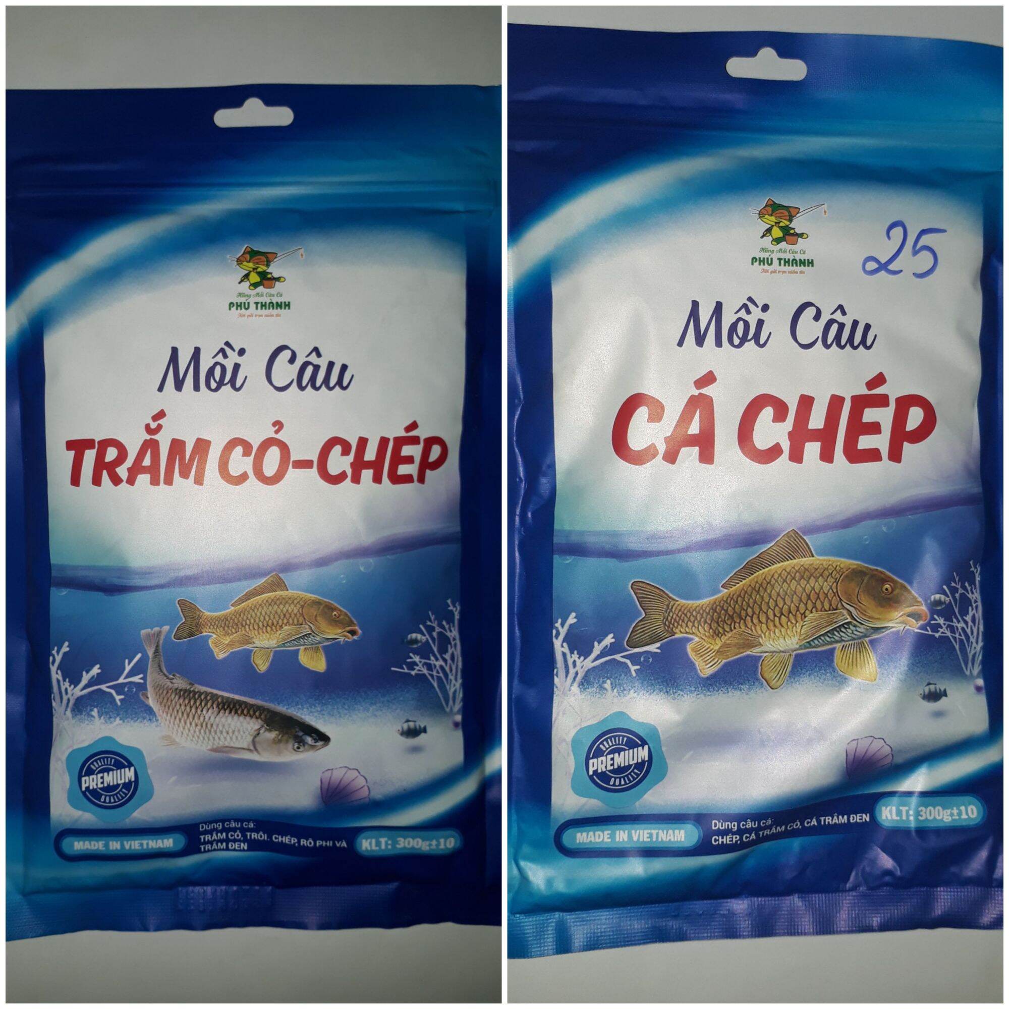 Cặp đôi mồi câu Cá CHÉP và TRẮM CỎ, Hãng Phú Thành